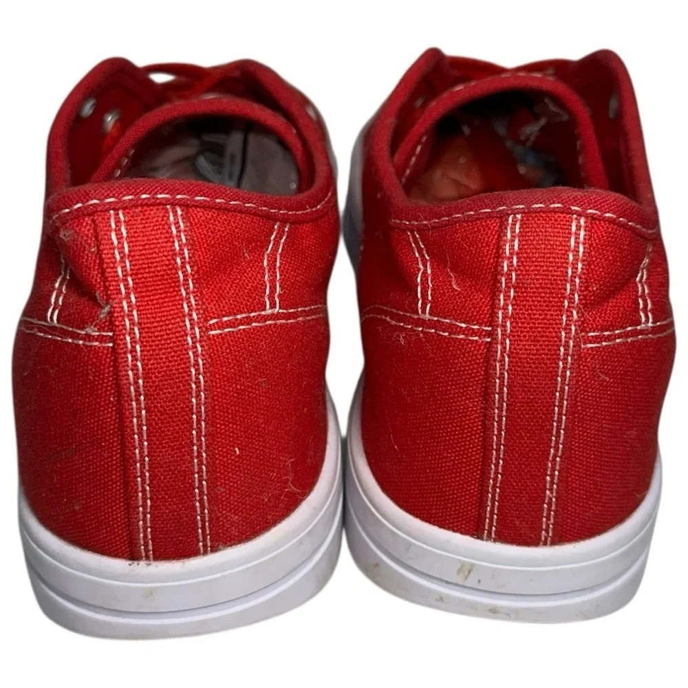 Heelys Youth Sz 6 Red Pro 20 Canvas Lace Up Wheeled Roller Skate Shoes HES10456